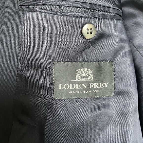 Eduard Dressler Men Suit Blazer 42 EU 52 Navy Gold Button Wool Lightweight - Picture 12 of 15